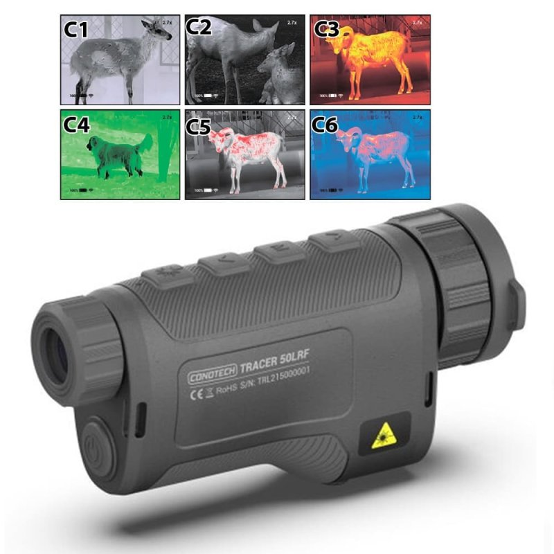 CONOTECH Tracer 50LRF Wärmebild Monokular mit Laser Entfernungsmesser (Vorführgerät)